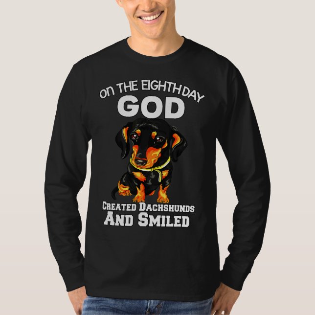 T-shirt Dachshund Huitième (Devant)