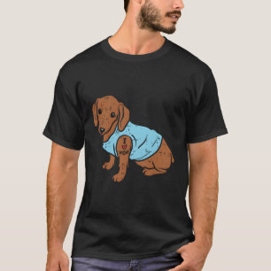 T-shirt Dachshund I Lote Maman Mignonne Weiner Chien Anima