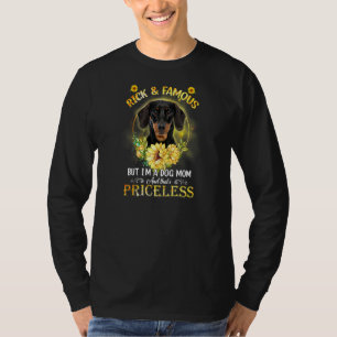 T-shirt Dachshund Je Ne Suis Peut-Être Pas Riche Et Célèbr
