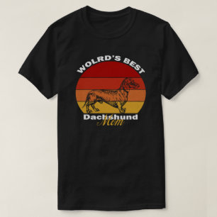 T-shirt Dachshund - La meilleure maman Dachshund du monde