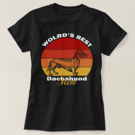 T-shirt Dachshund - La meilleure maman Dachshund du monde
