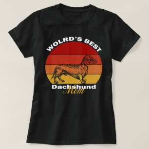T-shirt Dachshund - La meilleure maman Dachshund du monde