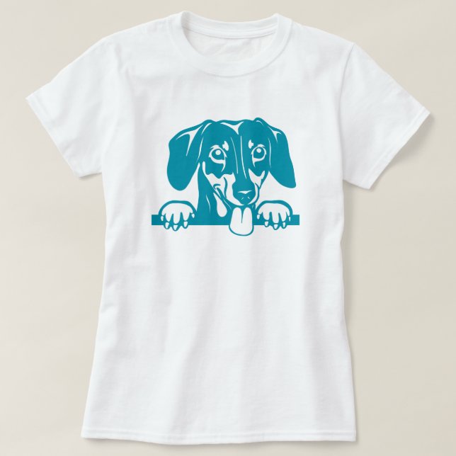 T-shirt Dachshund Love (Design devant)