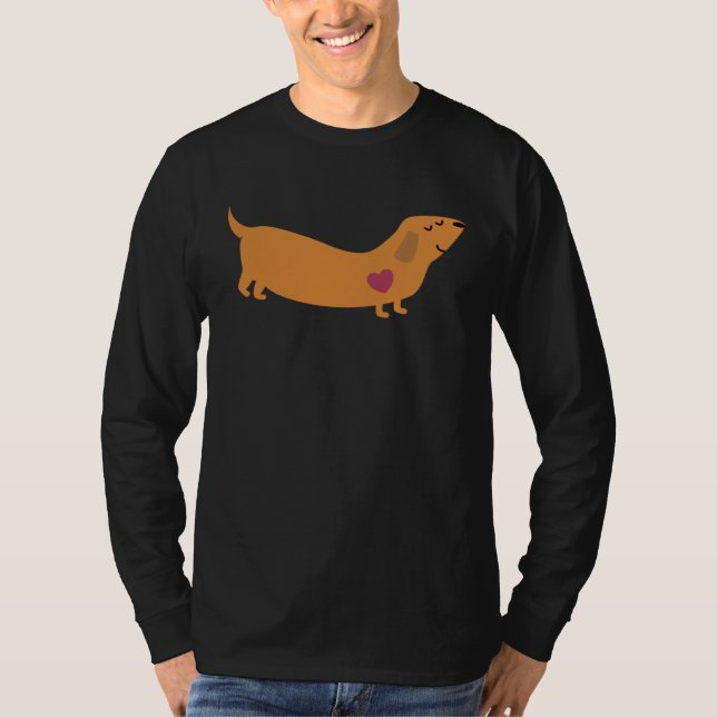 T-shirt Dachshund Love (Devant)