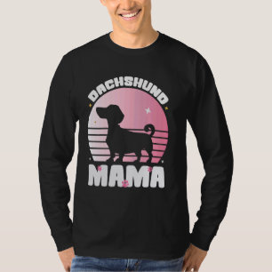 T-shirt Dachshund Mama Weenie Dog Wiener Dachshund W