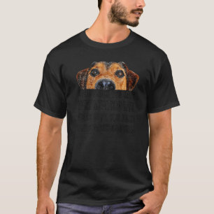 T-shirt Dachshund Maman Chaque Repas Que Tu Fais Je Regard