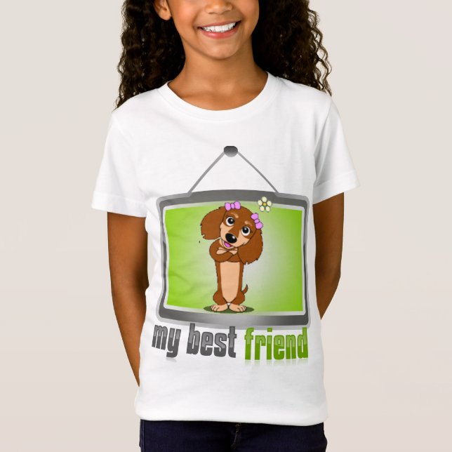 T-Shirt dachshund meilleur chien (Devant)