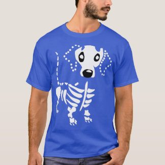 T-shirt Dachshund mignon Squelette Dachshund Wiener Chien