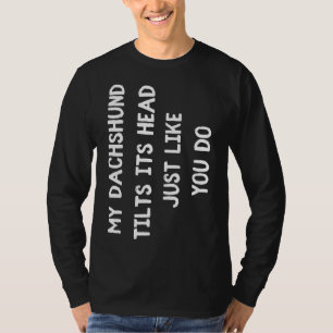 T-shirt Dachshund Mignonne Femmes Hommes Enfants