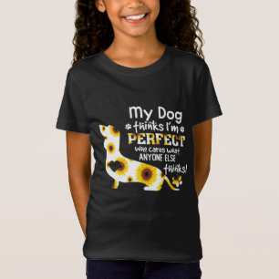 T-Shirt Dachshund My Dog pense que je suis parfait drôle d