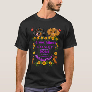 T-SHIRT DACHSHUND PET AMUSANT WIENER CHIEN DON GRAND ESPRI