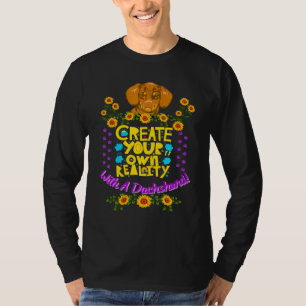 T-SHIRT DACHSHUND PET FUNNY WIENER CHIEN CRÉER VOTRE PROPR