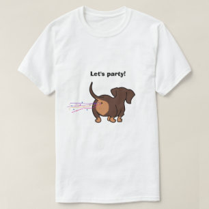 T-shirt Dachshund qui péte