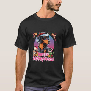 T-shirt Dachshund Santa Claus Coffee Mug Joyeux Noël D