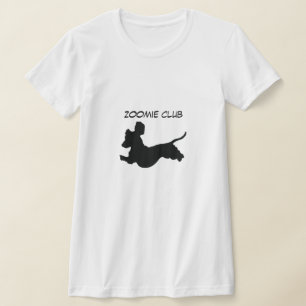T-shirt Dachshund Silhouette Zoomie Chemise