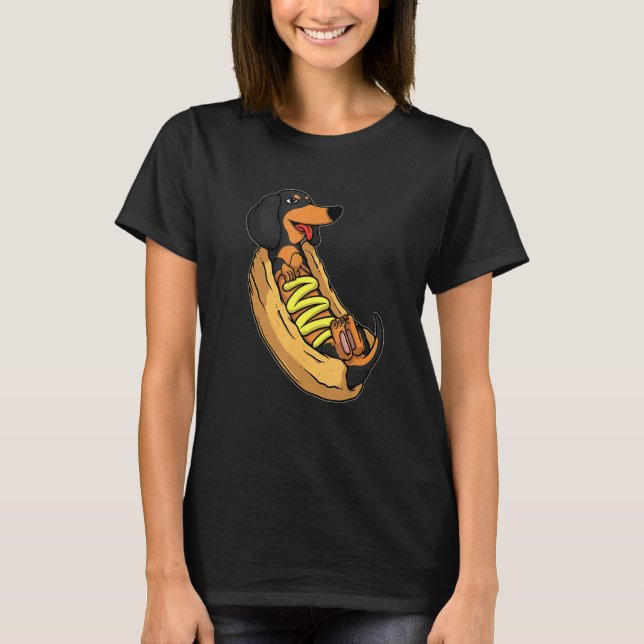 T-shirt Dachshund Weenie Chien de saucisse (Devant)