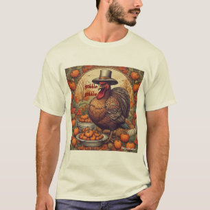 T-Shirt d'Action de grâces à l'IA Gobble Gobble
