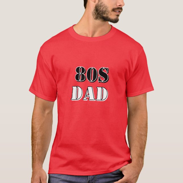 T-shirt DAD des années 80 (Devant)