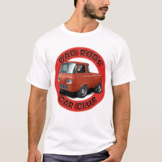 T-shirt Dad Rods Car Club Van rouge haut voiture