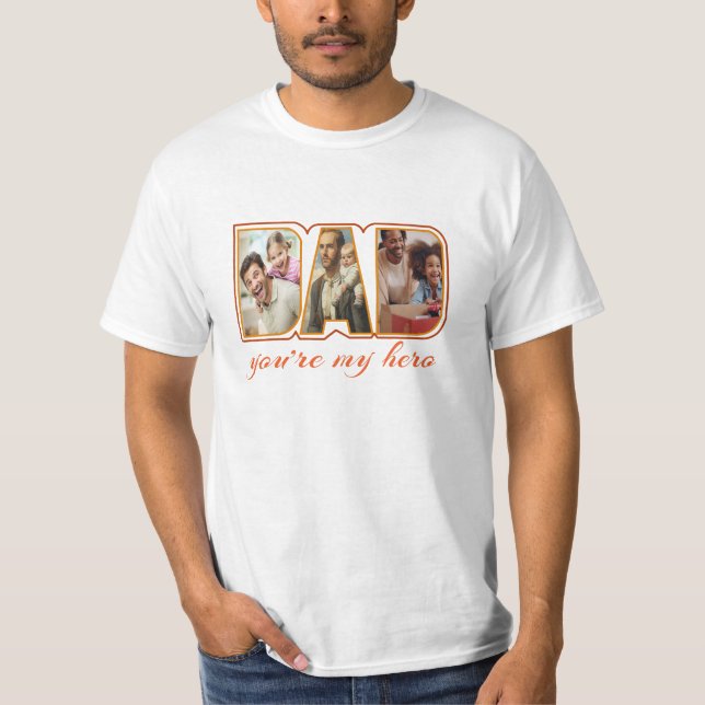 T-shirt Dad, you’re my hero (Devant)