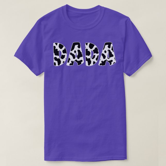 T-shirt Dada Cow Imprimer Vache Motif Fête des pères (Design devant)