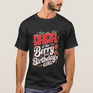 T-shirt Dada du premier anniversaire de la fille à la frai