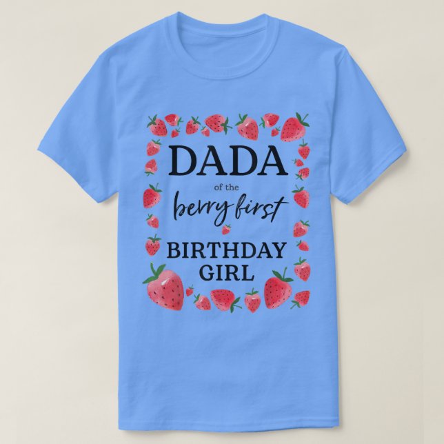 T-shirt Dada of The Berry First Birthday Girl Sweet One St (Design devant)