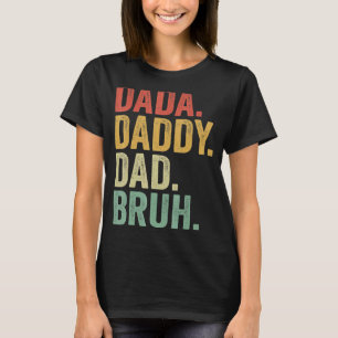 T-shirt Dada Papa Papa Bruh Qui Aime Du Fils Garçons Père