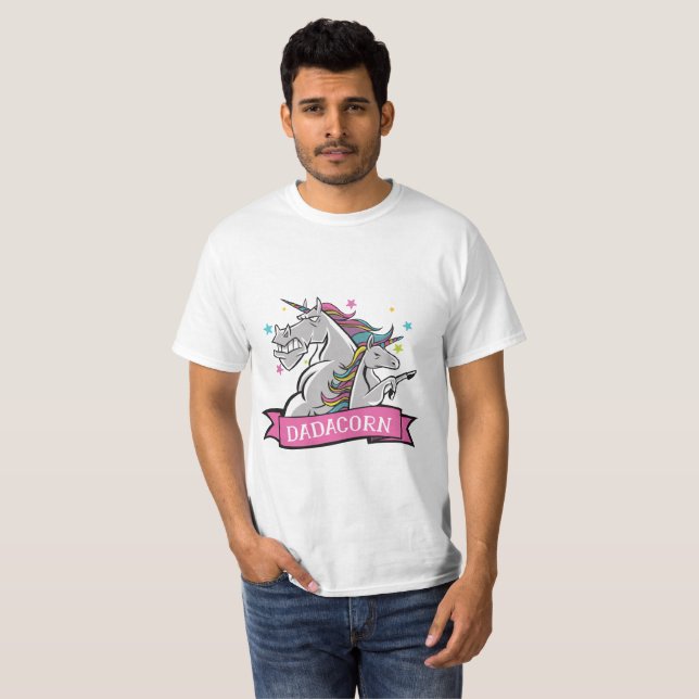T-shirt Dadacorn Dadacorn Unicorn Tee - Fierce Protective  (Devant entier)