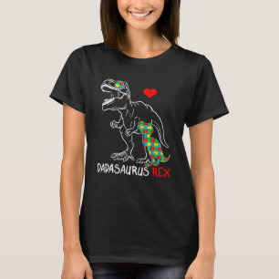 T-shirt Dadasaurus Rex Sensibilisation sur l'autisme Jigsa