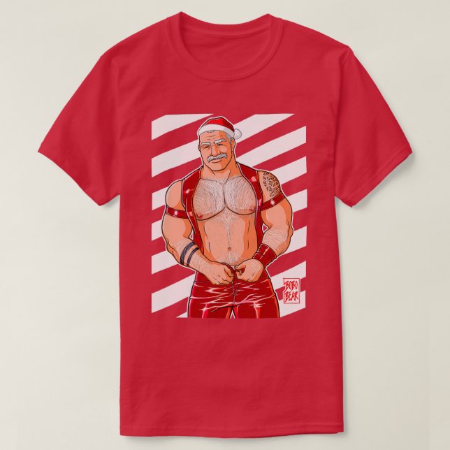 T-SHIRT DADDY AIME LEATHER XMAS EDITION (Design devant)