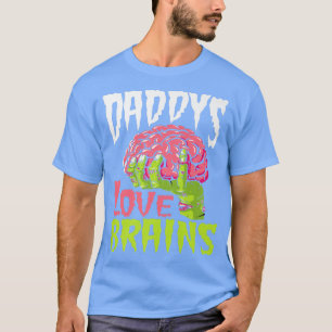 T-shirt Daddy Amour Cerveaux Drôle Zombie Papa Halloween Z