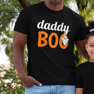 T-shirt Daddy Boo Orange Fantôme Ensemble de Halloween pou