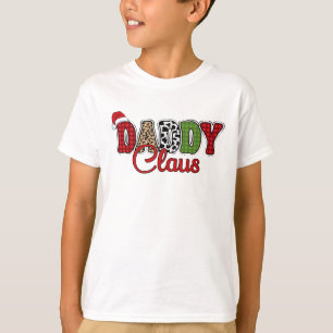 T-shirt Daddy Claus Plaid Motif-60095