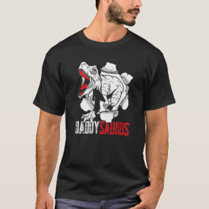 T-shirt Daddy Dino T Rex Père Papa Poppa Père Ste