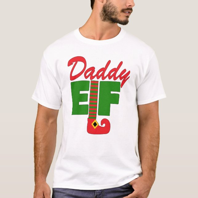 T-shirt Daddy Elf (Devant)