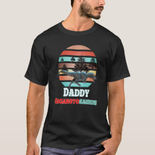 T-shirt Daddy Giganotosaurus Rex Dinosaure Préhistorique