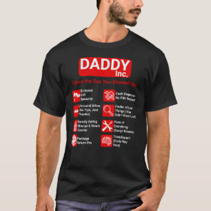 T-shirt DADDY Inc. Fête des Pères drôle