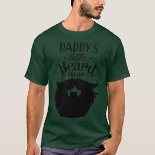 T-shirt Daddy Little Beard Puller Beard Longueurs Hommes H