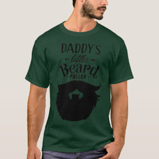 T-shirt Daddy Little Beard Puller Beard Longueurs Hommes H