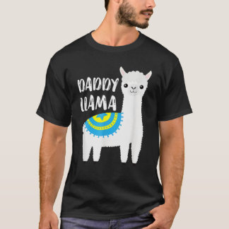 T-shirt Daddy Llama Amour de Fête des pères drôle