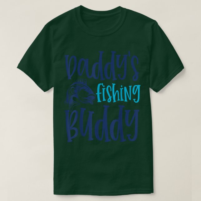 T-shirt Daddy Pêche Buddy Pêche à la ligne Enfant Fille Fi (Design devant)