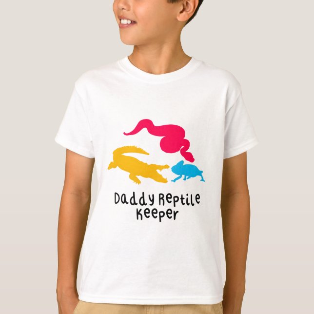 T-shirt Daddy Reptile Keeper (Devant)