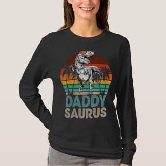 T-shirt Daddy Saurus Rex Dinosaur Correspondant Famille Re