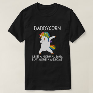 T-shirt daddy unicorn comme un père normal mais plus glaci