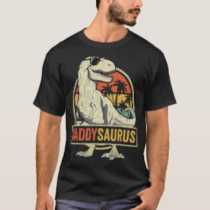T-shirt Daddysaurus Chemise Fête des pères cadeau T-Rex Pa