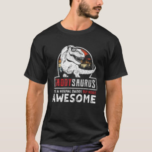T-shirt Daddysaurus Comme Un Papa Normal, Mais R Plus Géni