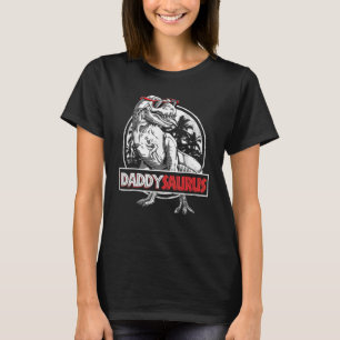 T-shirt Daddysaurus Dinosaur Papa Dinosaur Famille Père