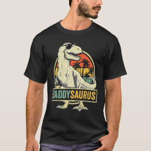T-shirt Daddysaurus Rex Dinosaur Daddy Saurus Family Match