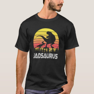 T-shirt Daddysaurus Rex Dinosaur Daddy Saurus Family Match